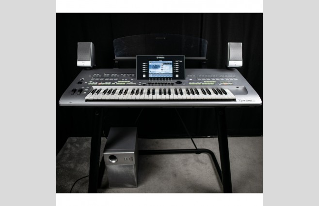 Yamaha Tyros 3 Keyboard With MS03 Speakers, Used Sold As Seen Bargain - Image 1
